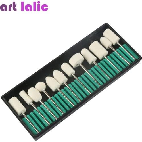 12 pcs Nail Sponge Drill Cone Bits Electric Nail Drill Manicure Machine Nail file Electric Manicure Drill Accessory Nail Cutter
