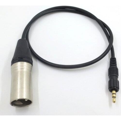 Microphone Cable Anti-interference Noise Reduction Anti-winding 3.5mm 3Pin XLR Stereo Wireless Microphone Connection Cable