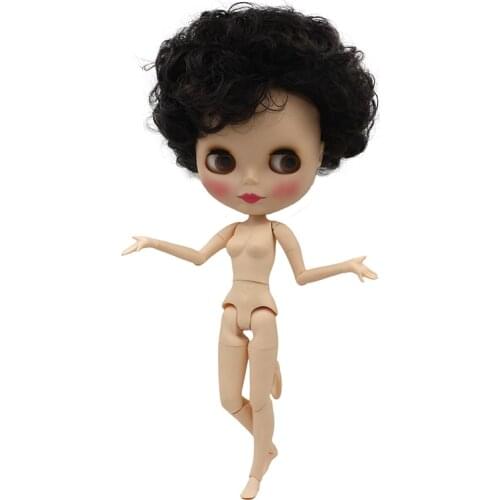 Blyth Doll BJD, Neo Blyth Doll Nude Customized Frosted Face Dolls Can Changed Makeup and Dress DIY, 1/6 Ball Jointed Dolls NO52