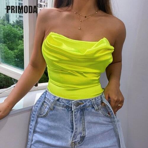 Summer Club Party Women Body Suit Sexy Bodycon Bodysuits Neon Green With Spaghetti Strap Sleeveless Rompers Jumpsuits PR2755G