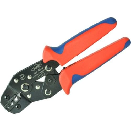 Mini wire crimp tool DN-16WF 6-16mm2 cable sleeves and wire end ferrule crimping plier ratchet style carbon steel crimping plier