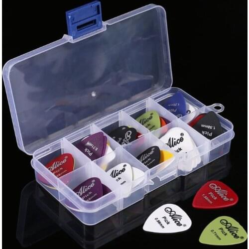 2021 New Guitar Pick 40in1 Case Set Plastic Mix 0.58-1.50 Color Random Drop Ship