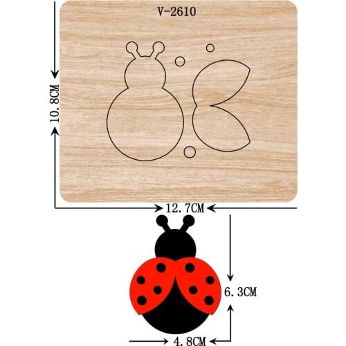 New bee wooden dies cutting dies for scrapbooking Multiple sizes V-2610