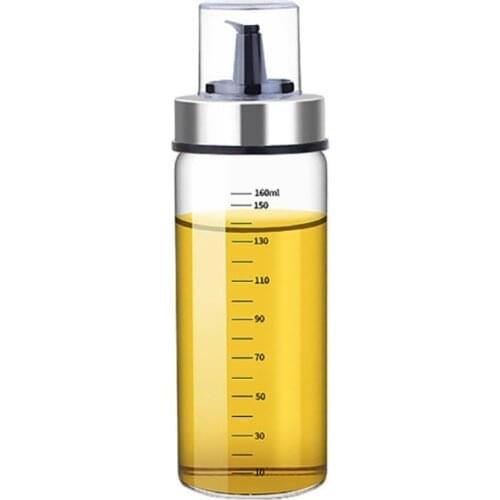 New Trending Online ShopHot Sale High Quality Cruet Glass Bottle Oil Vinegar Dispenser with Measuring Degree Scale