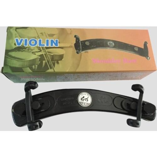 Wholesale 10 pcs/lot Plastic Violin Shoulder Rest Black Adjustable Pad Support 4/4, 3/4, 1/2, 1/4, 1/8 Violin Fiddle Accessories