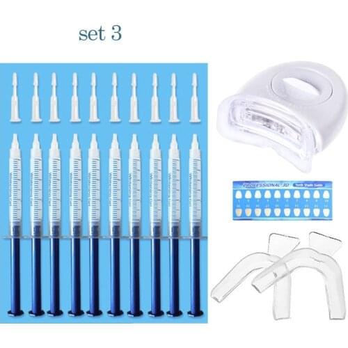 Dental Teeth Whitening 44% Peroxide Dental Bleaching System Oral Gel Kits White Tooth Dental Smile Products 4/6/10Pcs