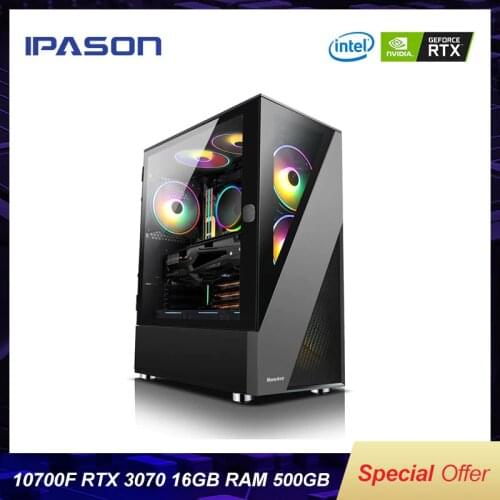 Intel 10th New Arrival i7 10700F/GeForce RTX3070 8G/For Gaming Live Desktop PUBG/League of Legends Computer DIY Assembly Machine