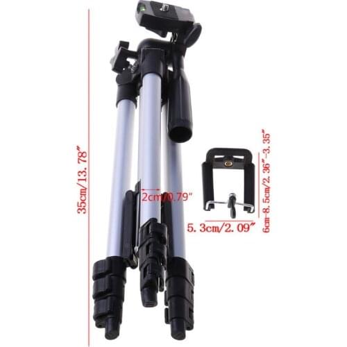 Professional Camera Tripod Stand Holder Mount for iphone Cell Phone +Bag H054