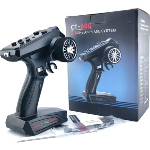 Hotrc CT400 CT600 4. 5V-9V 4CH 6CH 2.4GHZ FHSS Radio Control System Transmitter With Receiver For RC Car Boat Tank Truck Toy