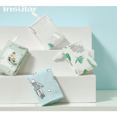 Insular Saliva Towel Newborn Baby Towel Newborn Super Soft Baby Gauze Towel Childrens Face Washing Small Square Towel
