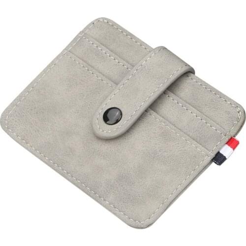 Slim Credit Card Holder Pocket Minimalist Coin Purse Leather Card Package Wallet