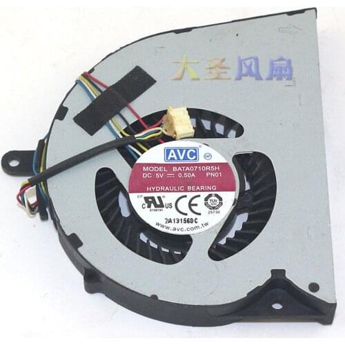 BATA0710R5H PN01 Avc original bata0710r5h pn01 notebook cooling fan dc5v 0.50a cpu cooling fan