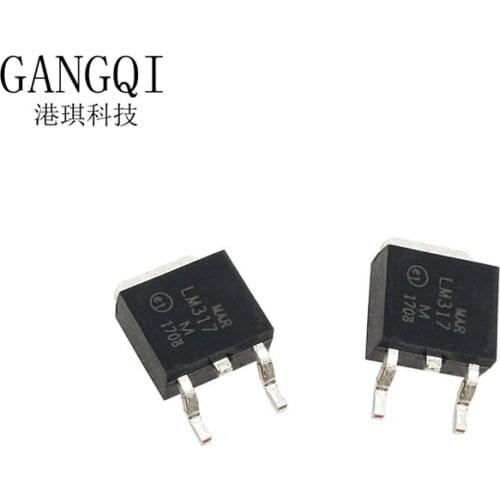 10pcs/lot LM317M LM317 TO252 SOT LM317MDT SMD voltage regulator IC new original TO-252