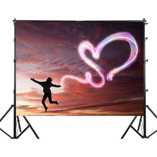150x210cm Potography Background Love/Heart Patern Party Backdrop for Wedding Baby Birthday Wal Decoration Photo Studio Props