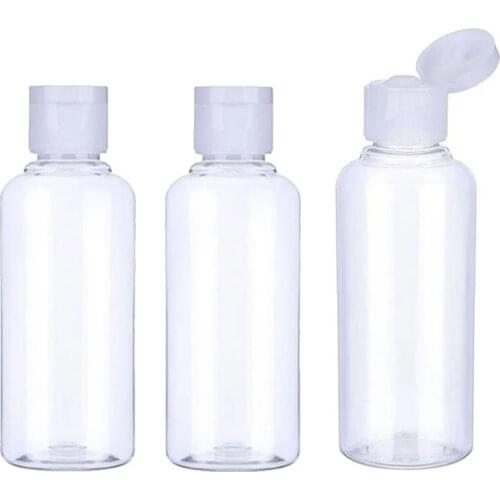 20Pcs Plastic shampoo bottles 100ml Sample Bottles for Travel Container Cosmetics Lotion Dispenser