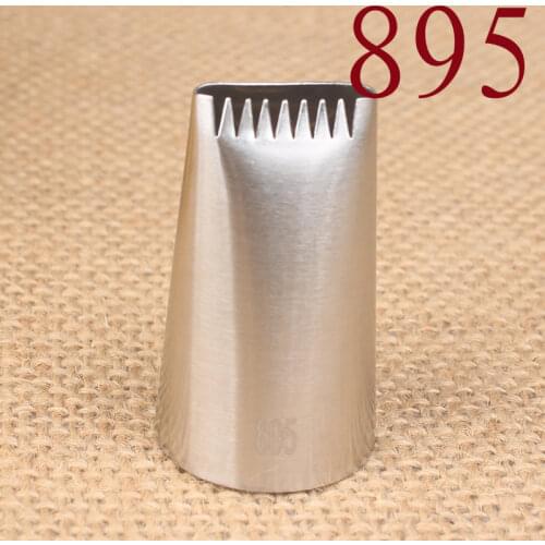 895# 304 Stainless Steel Single-Sided Woven Decorating Nozzle Welding Polishing Baking DIY Tool Medium