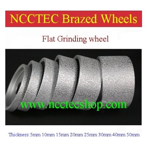 3'' Diamond vacuum brazed wheels | 75mm granite FLAT Grinding wheel Kitchen countertop | Thickness:5 10 15 20 25 30 40 50mm