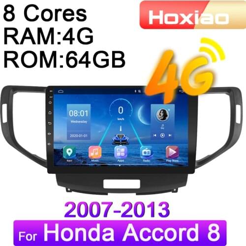 4 G Android 9 2 Din Car Radio multimedia video player For Honda Accord 8 2008 2009 2010 2011 2012 navigation GPS audio 2din