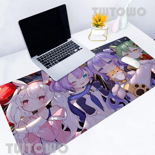 Happy Sugar Life Gir Mouse Pad Large Keyboard Pad MousePads Desktop Mouse Pad Mouse Mat Soft Natural Rubber HD Computer Home
