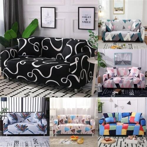 Floral Sofa Cover for Living Room Stretch Sofa Slipcover L Shape Corner Sofa Covers Funda Sofa Elastic Couch Cover 1/2/3/4-seat