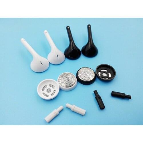 DIY 13mm Earphones Shell Case Flat Earbuds 13mm Speaker unit Shell Case with Plate Covers 13mm Earphones Shell Case 10 Pairs