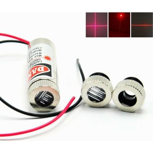 Focusable 650nm 5mw Focus Dot Line Cross Point Red Diode Laser Module