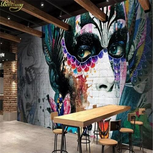 Beibehang Custom photo wallpaper mural Nordic minimalist brick wall painting beauty background wall papers home decor