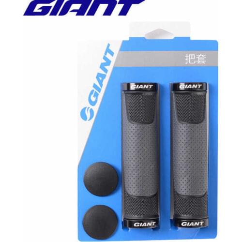 GIANT MTB Handlebar Grips Lock on Anti Slip Grips Bar Ends for XTC Series MTB Mountain Folding Bike Bicycle Parts