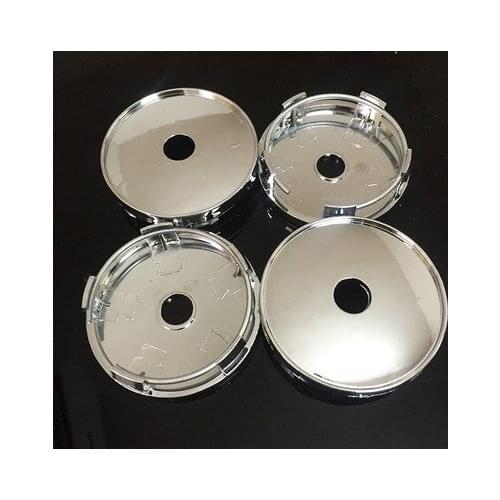 50X Car 60mm ABS Chrome Black Custom Wheel Hub Centre Center Caps Base Auto Hubcaps Cover Without Logo 5/6 Pins