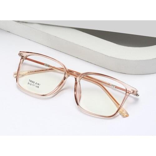 Logorela Square Glasses Frame 8161 Woman Men Glasses Retro Myopia Optical Frames Metal Clear Lenses Black Eyeglasses Oculos