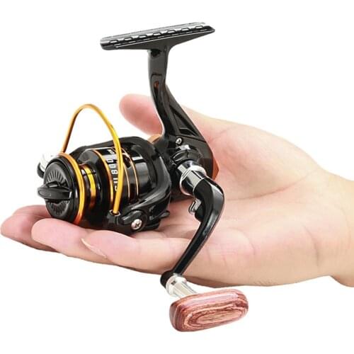 Mini Spinning Reel Bearings 5.2/1 Outdoor Ice Sea Metal Spool Fishing Gear Tackle Carp Crucian Bass Reels