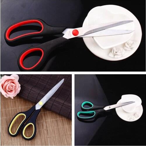 3 Color Multipurpose Stainless Steel Scissors Household DIY Crafts Office Home School Stationary Special scissors Wholesale