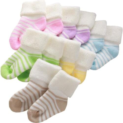 New casual boys and girls socks cotton thick warm baby children socks