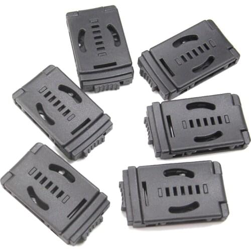 NEW ! 6PCS large Belt Loops Clip For DIY Knife Kydex Sheath Holster,With lock and screw Knife Tool Parts