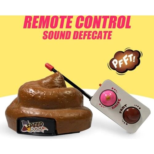 Novelty Explosive Toys Funny Toys Remote Control Stools Spoof Interactive Toys Simulation Sneaking Poop Prank Gift