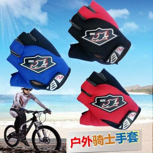 Cycling gloves outdoor fitness exercise cycling climbing bicycle protective gloves red blue black