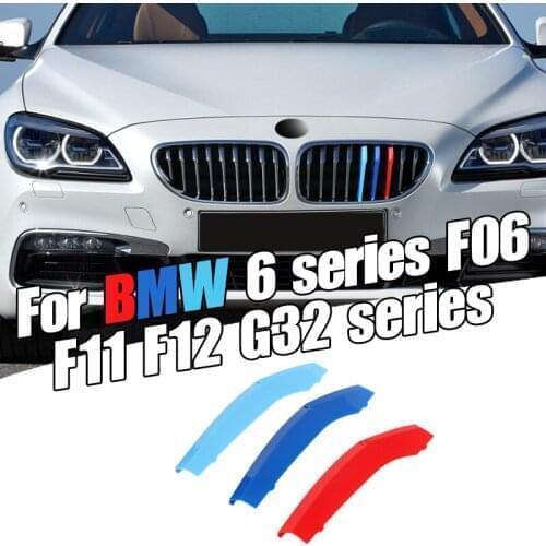 Front Grille Trim Cover for BMW 6 series F06 F12 G32 GT M Sport M Styling Bumper