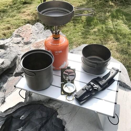 Mini Aluminum Alloy Portable Table Outdoor Furniture Foldable Folding Camping Hiking Desk Traveling Outdoor Picnic Mesa Plegable