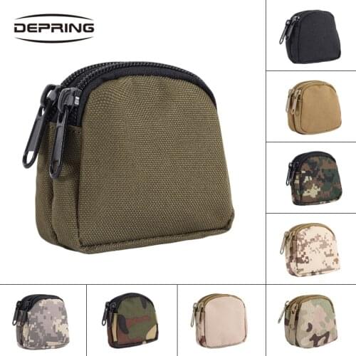 Tactical Molle Bag Mini Waist Bag Military Equipment Molle Pouch Practical Key Coin Case Nylon Smart Military Purse