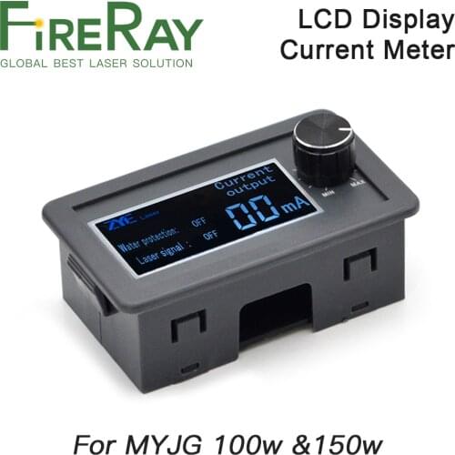 FireRay LCD Display CO2 Current Meter External Screen for MYJG100W &150W Co2 Laser Power Supply