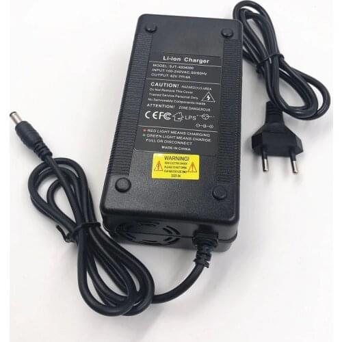 42V 4A Battery Charger for 10S 36V Li-ion Battery High Quality Lithium Battery Charger Strong Heat Dissipation