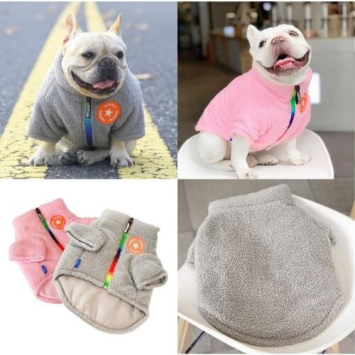 French Bulldog Clothes Winter Pug Clothing Dog Hoodie Coat Jacket Warm Pet Outfit Schnauzer Corgi Shiba Inu Costum Dropshipping