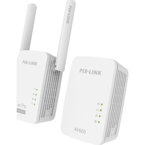 1Pair 300Mbps Wireless Wifi Powerline Adapter Router Extender KIT Network Power Line Ethernet Adapters Homeplug