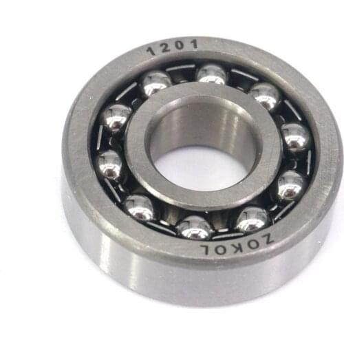 1201 12x32x10mm Self Aligning Ball Bearing Double Row Bearing Steel
