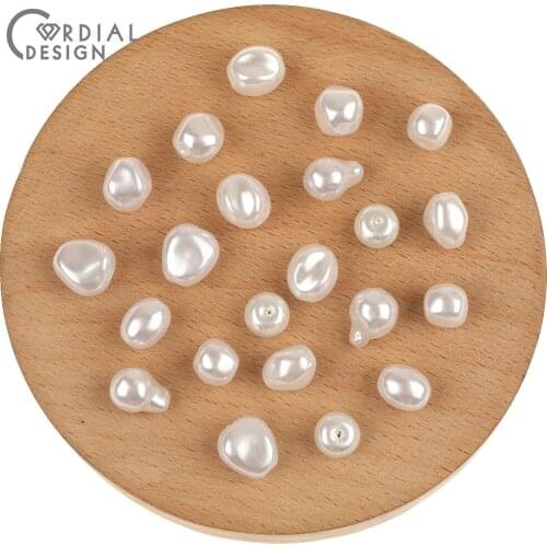 Cordial Design Acrylic Beads/Irregular Shape/DIY Beads Making/Jewelry Accessories/Hand Made/Imitation Pearl Bead For Earrings