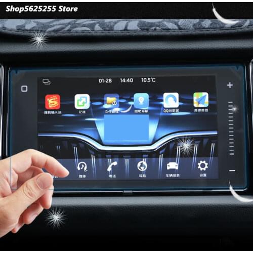 For Skoda Karoq 2019 2020 2021 Accessories Central Control Navigator Tempered Film GPS Navigation Screen Protector Sticker