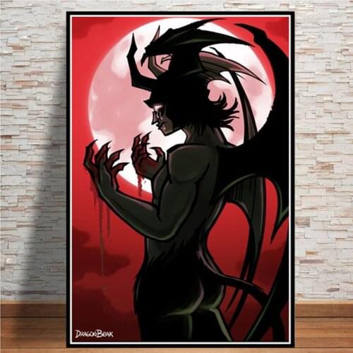 Diamond painting home decoration DIY painting wall art devil crying Japanese anime Nordic mosaic picture bedside background