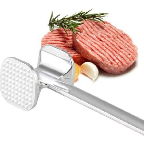Aluminium Metal Meat Mallet Tenderizer Steak Beef Soften Pestle Pork Chicken Hammer Kitchen Meat Poultry Tool Accessories