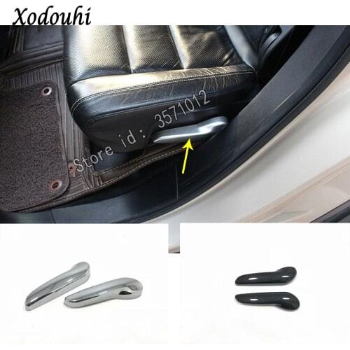 For Jeep Grand Cherokee 2014 2015 2016 2017 2018 Car Sticker Styling Cover Rear Adjust Seat Handle Wrench Trim Frame Parts 2pcs