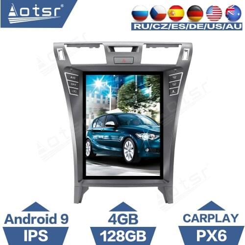 4+128G Tesla Screen Android Car Radio For Lexus LS460 2006 - 2012 GPS Navigation PX6 Multimedia Player Carplay IPS Autoradio